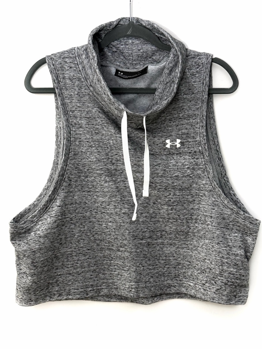 Under Armour Women's Rival Terry Sleeveless Cowl Neck Vest